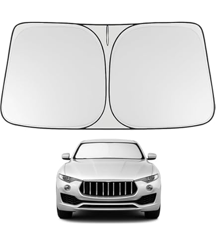 Maserati Levante用サンシェード Amazon.com: KUST Windshield Sun Shade for Maserati Levante